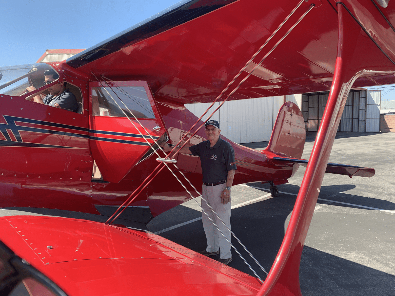 Si Robin with Staggerwing Standing Near Cockpit 2025