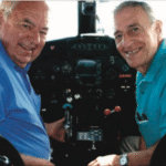 Si and Clay in Clay's DC 3